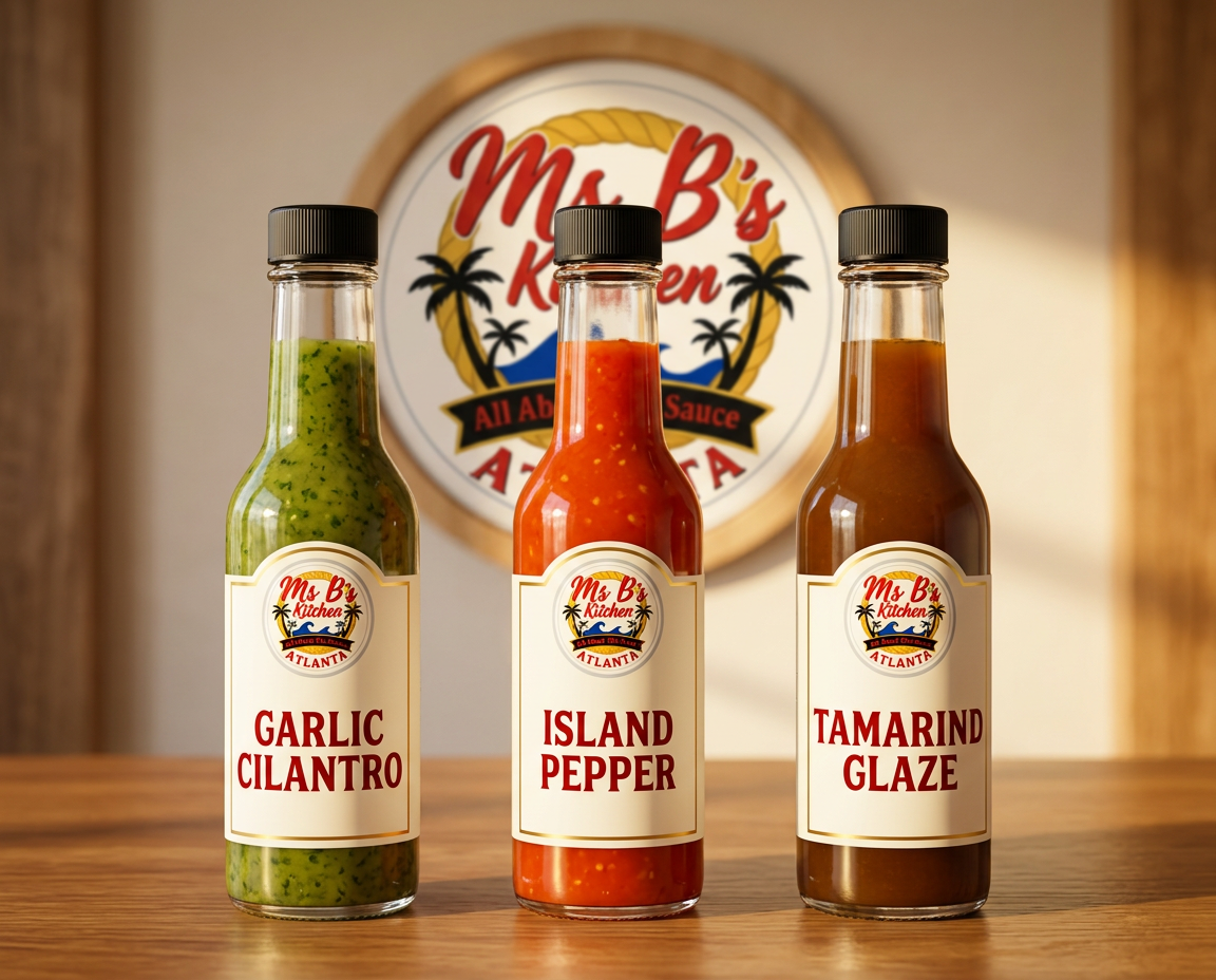 Ms. B's signature sauces